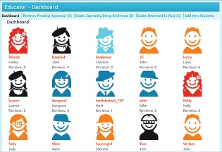 Book Clubs use our teacher and librarian LitPick Educator Dashboard