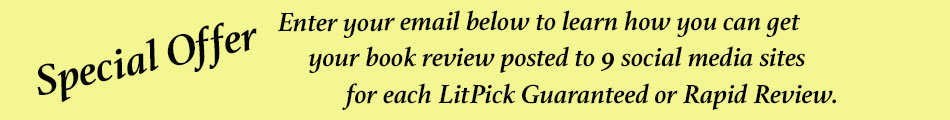 YouTube LitPick author publisher special book review offer by LitPick student book reviewers.