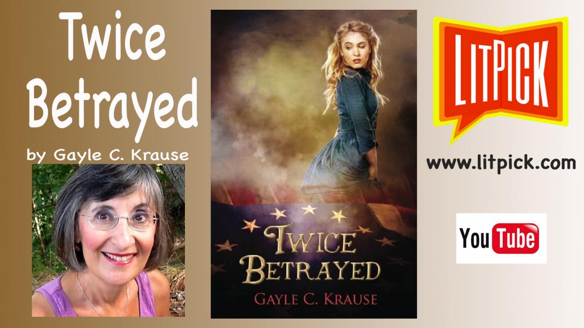 YouTube book review video of Twice Betrayed by Gayle C. Krause for LitPick student book reviews.