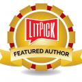 LitPick Featured Author Interview badge - gold version